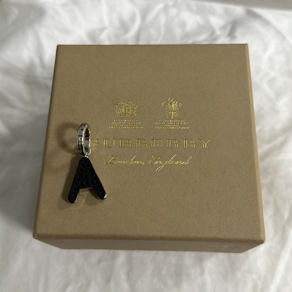 Brand new Burberry letter A charm